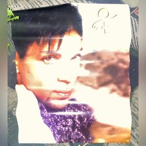 Used original promotional poster for Prince's 1996 album, Emancipation